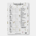 Garden Floral Canasta Scorepad