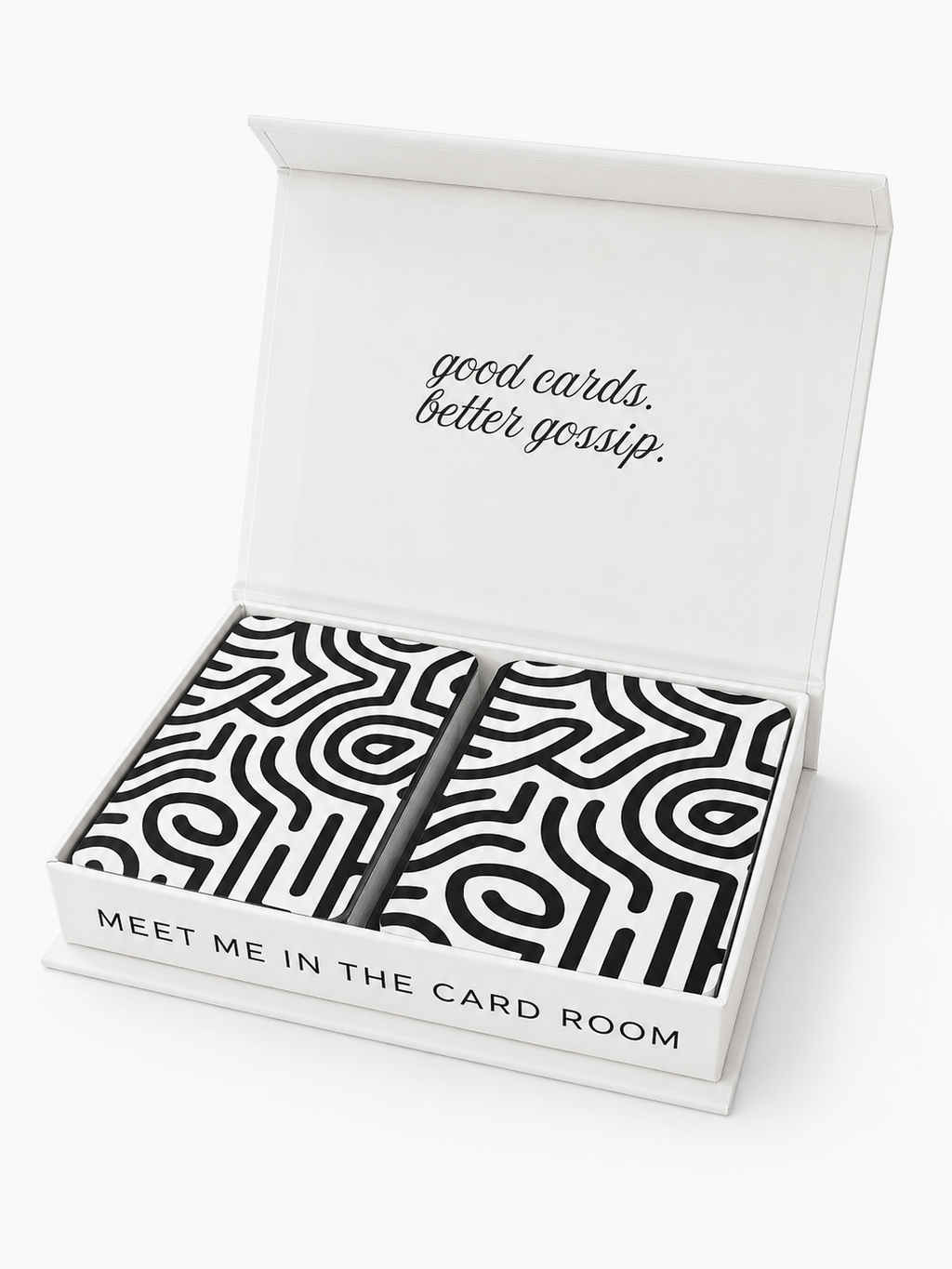Black + White Cards with Points