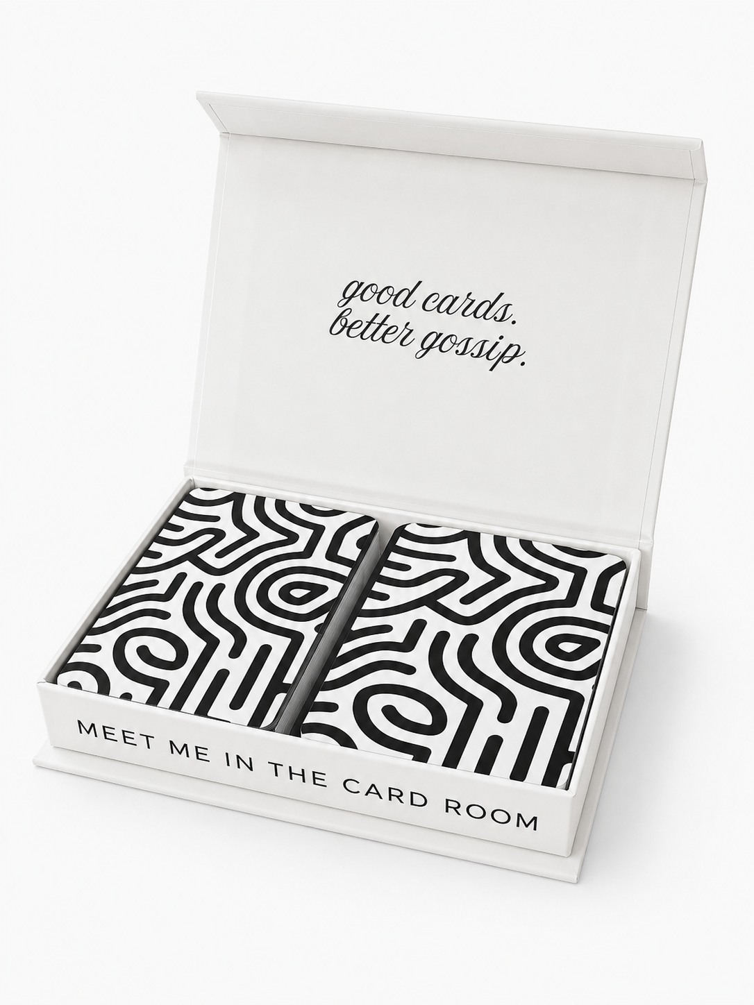 Black + White Cards with Points