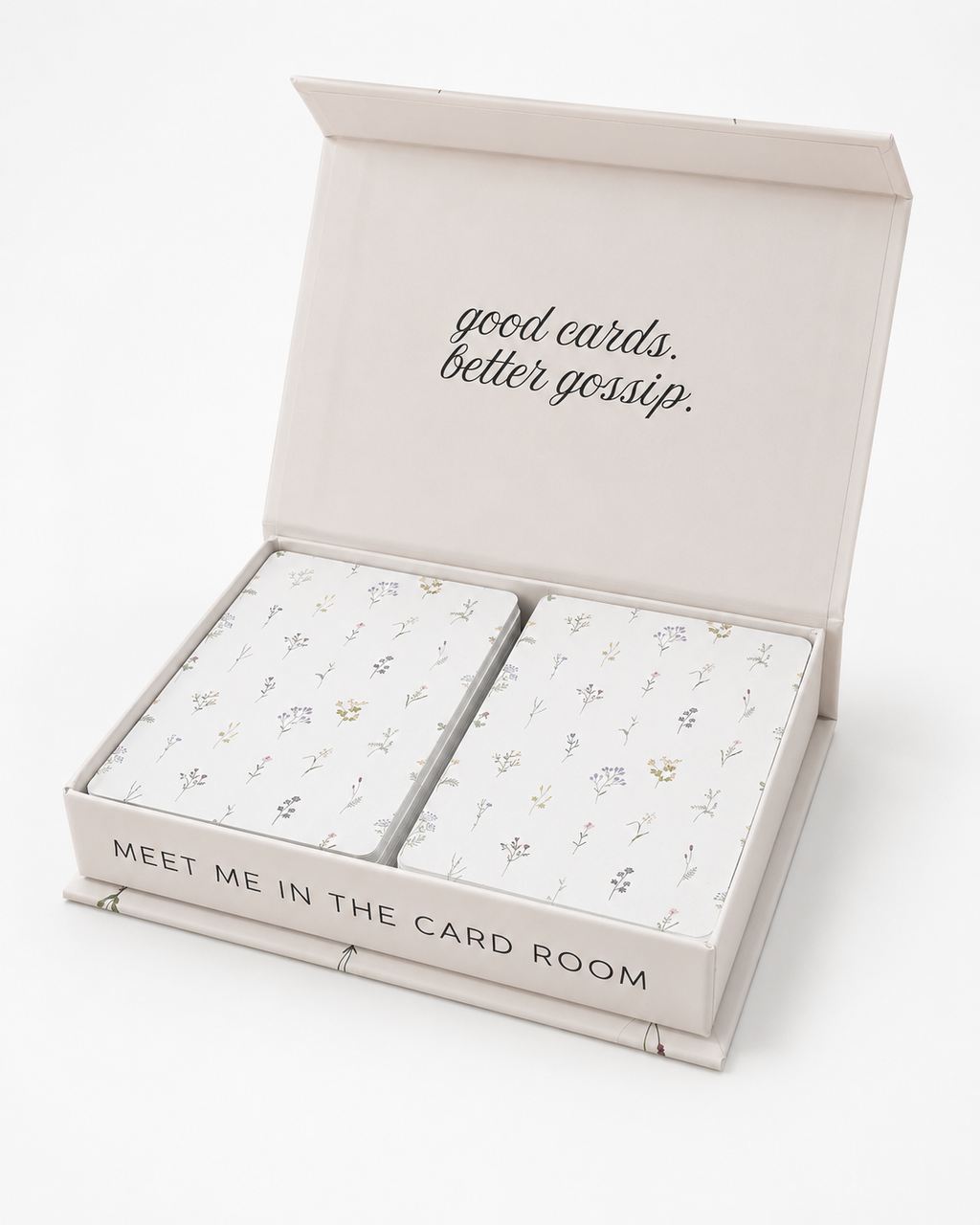 Garden Floral Canasta Cards with Points