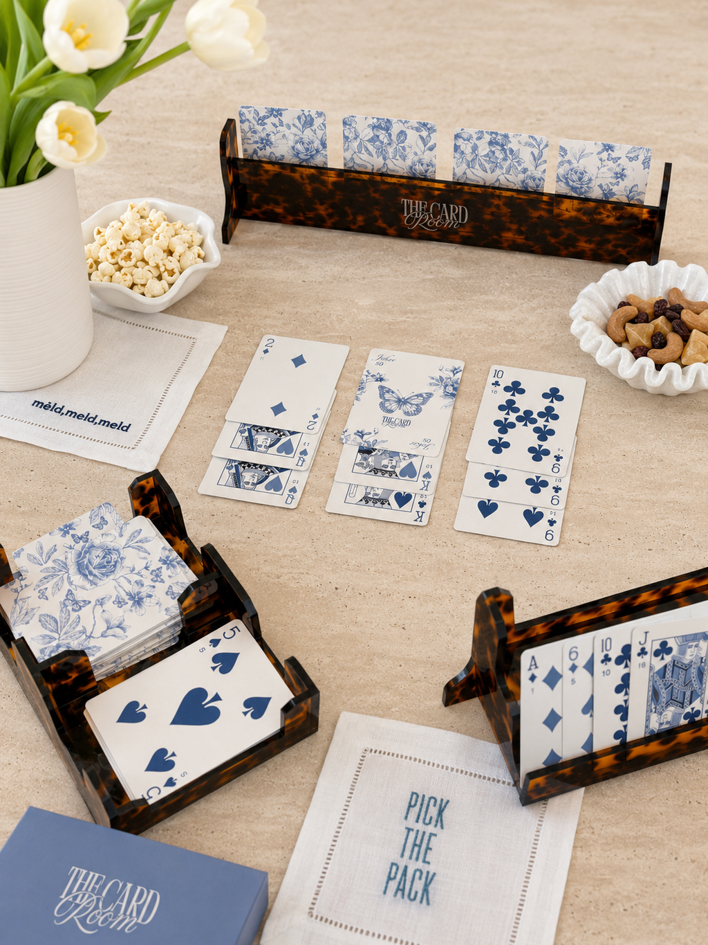The Ultimate Host: Spinner + Cards + Racks + Napkins
