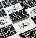 Black + White Canasta Cards with Points