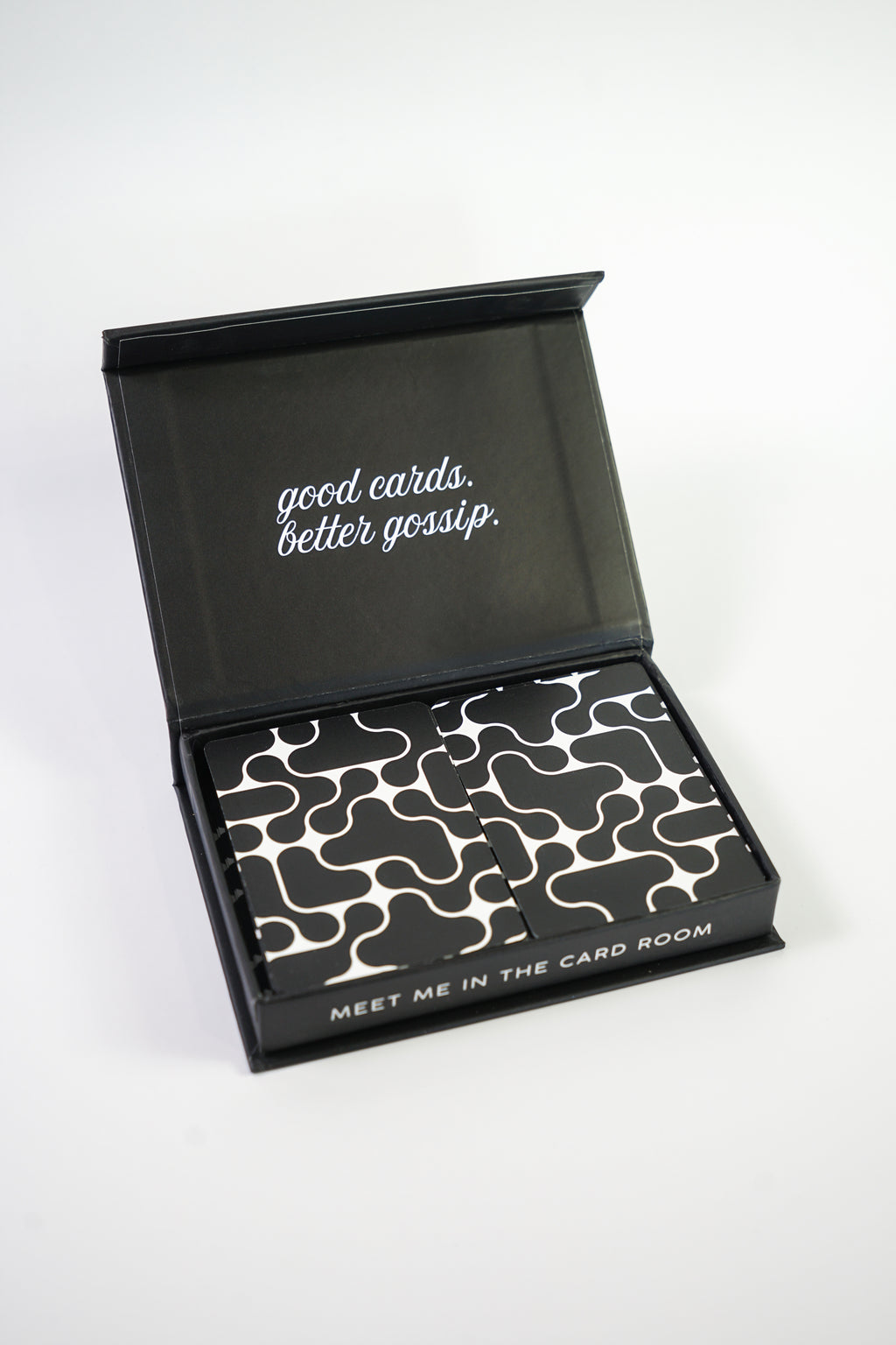 Black + White Canasta Cards with Points