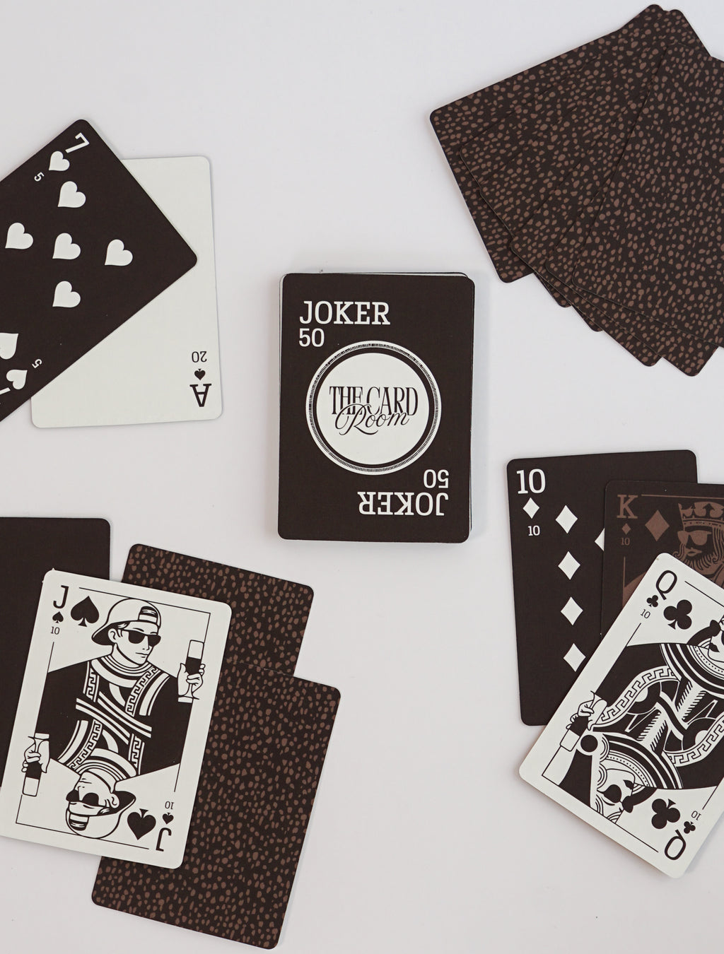 Espresso Brown Canasta Cards with Points
