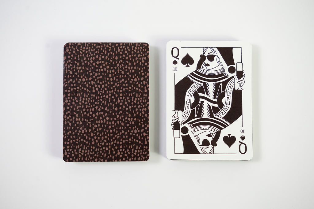 Espresso Brown Canasta Cards with Points