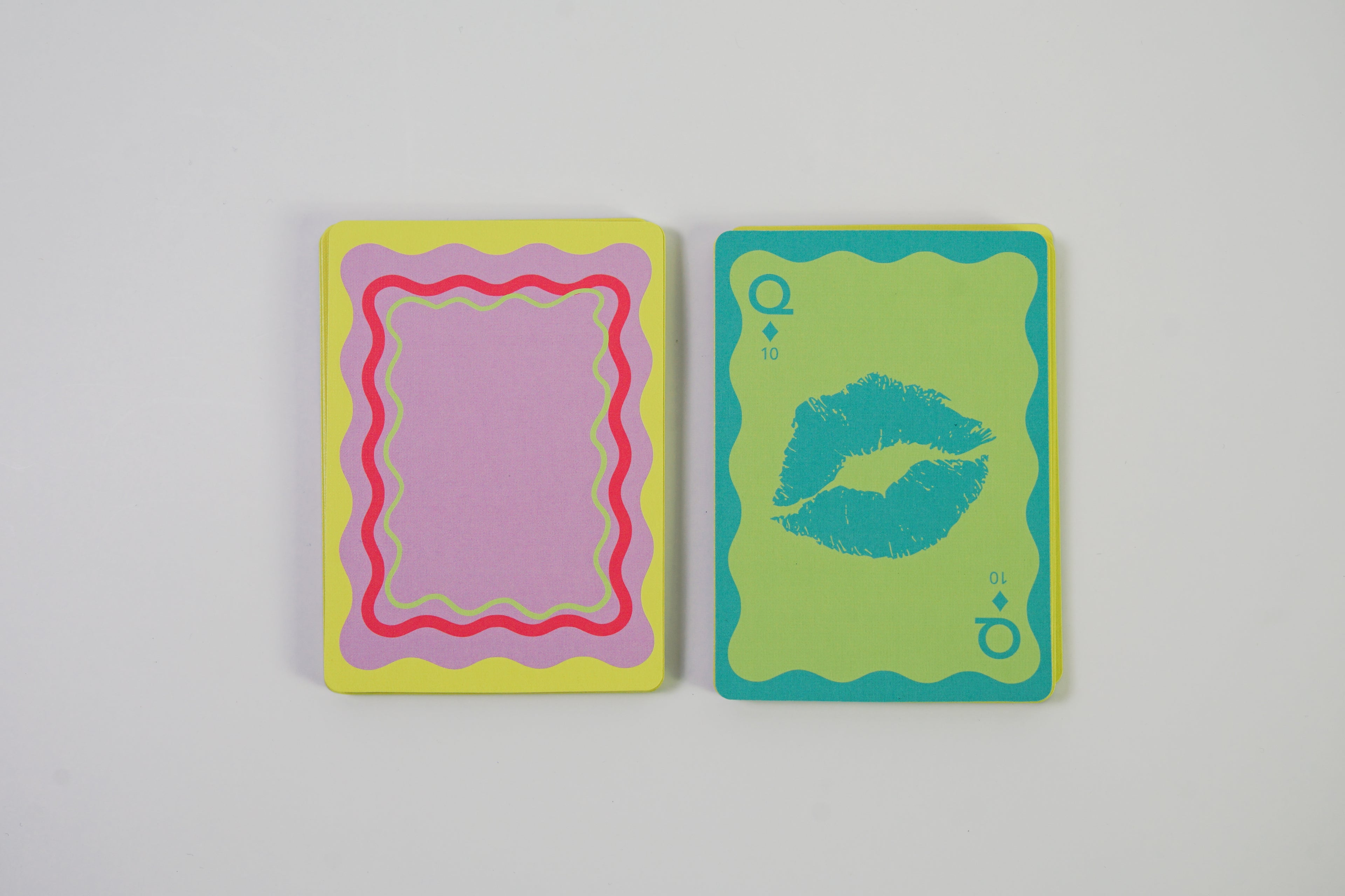 Neon Canasta Cards with Points