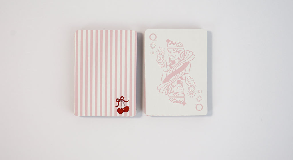 Pink + Cherry Canasta Cards with Points