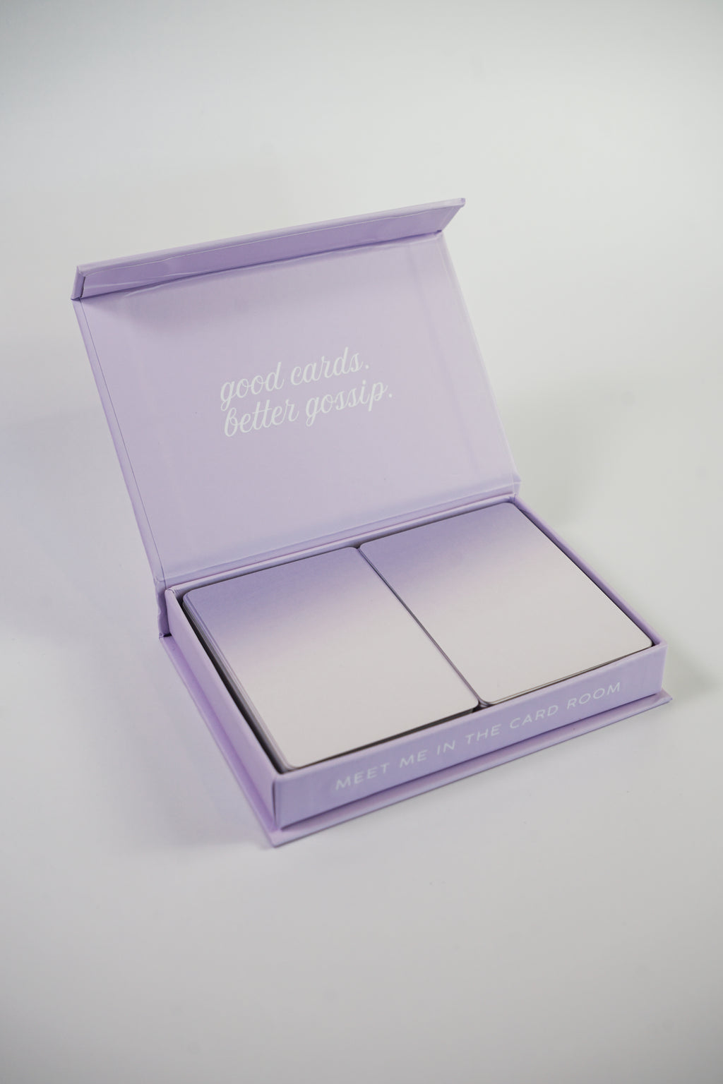 Purple Ombre Canasta Cards with Points