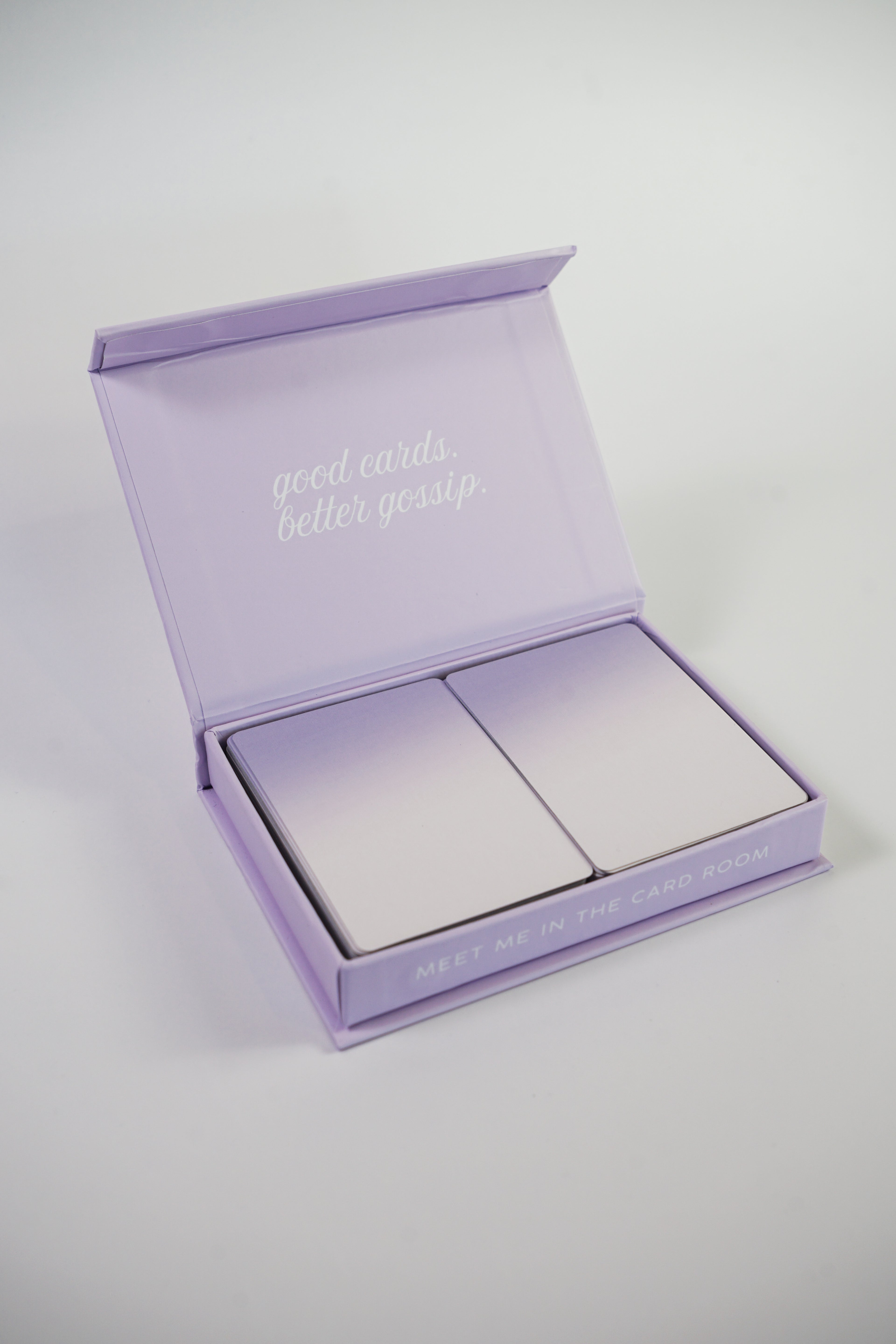 Purple Ombre Canasta Cards with Points